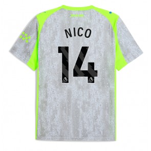 Manchester City Nico Gonzalez #14 Tredjetrøje 2025-26 Kortærmet